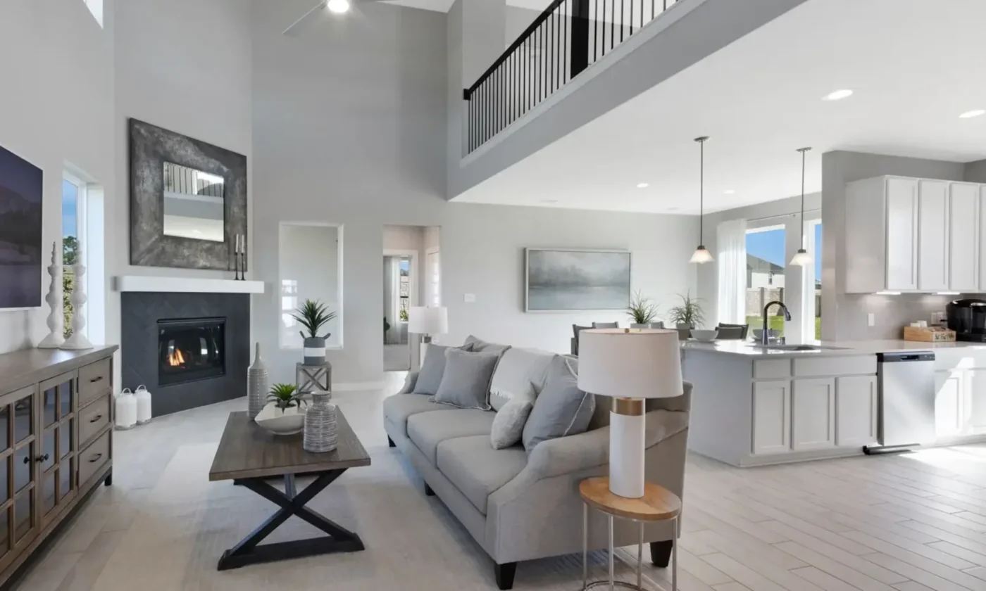 Design trends for open kitchen in 2025 from home builder in Houston
